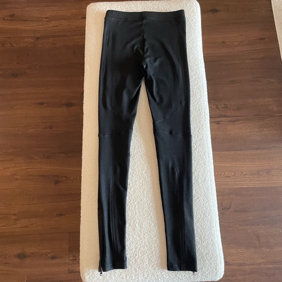 David Lerner Faux Leather Biker Leggings with Ankle Zip  - Women’s Size S - Picture 11 of 13